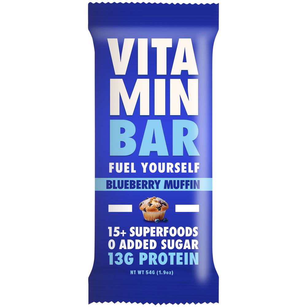 Vitamin Bar - Blueberry Muffin (12 Bars)
