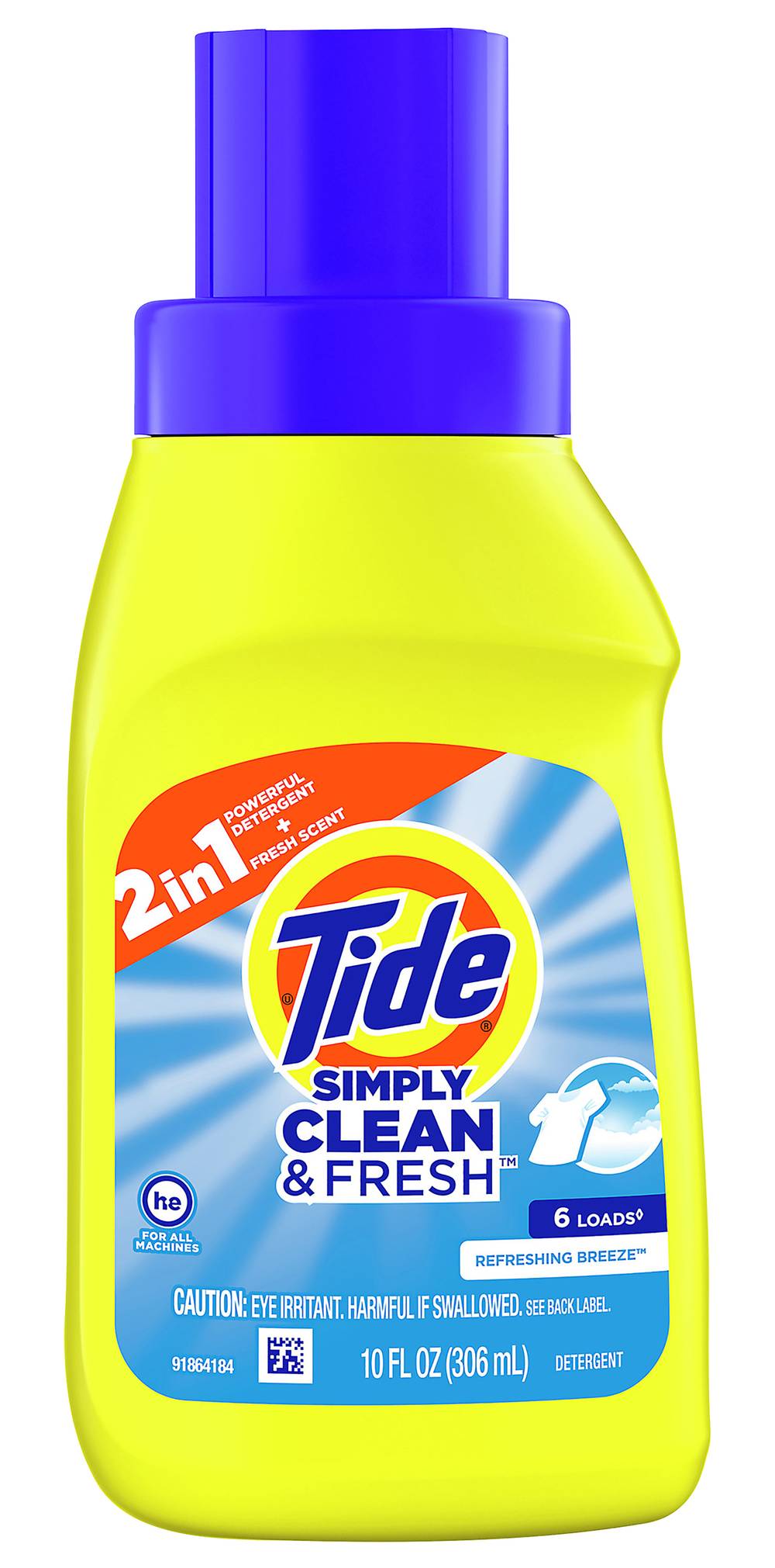 Tide Simply Clean & Fresh Refreshing Breeze Detergent (10 fl oz)