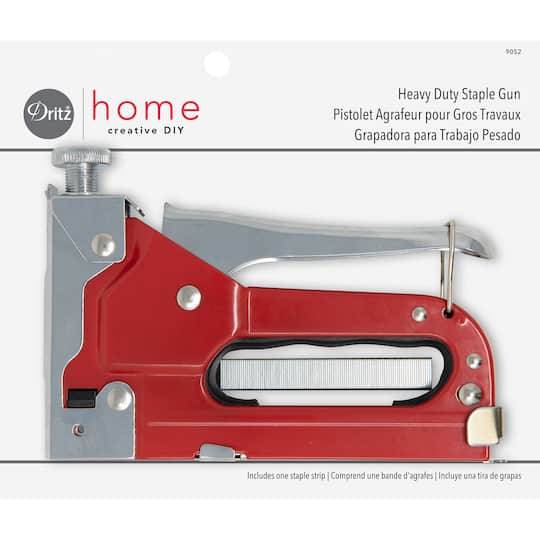 Dritz Heavy Duty Staple Gun (red/silver)