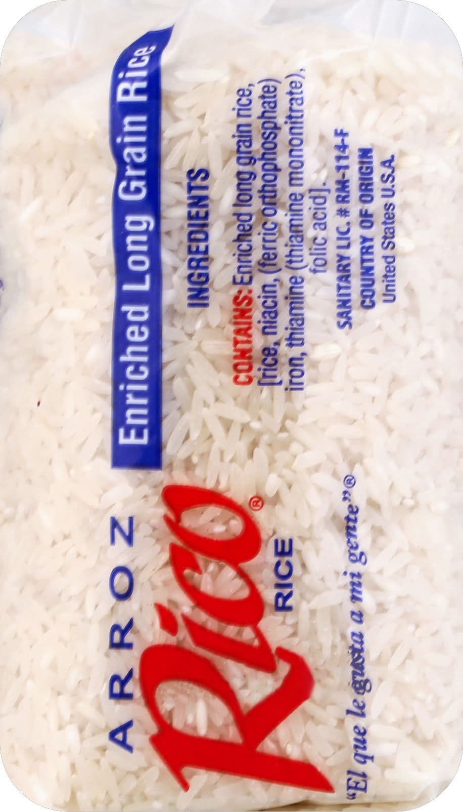 White Rice Rico Arroz Rico Enriched Long Grain White Rice (2 lbs) | Postmates