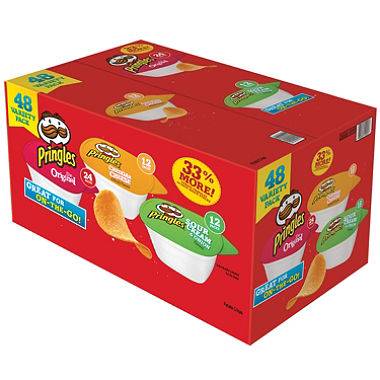 Pringles - Variety Chip Snack Pack - 48 Ct (1X48|1 Unit per Case)