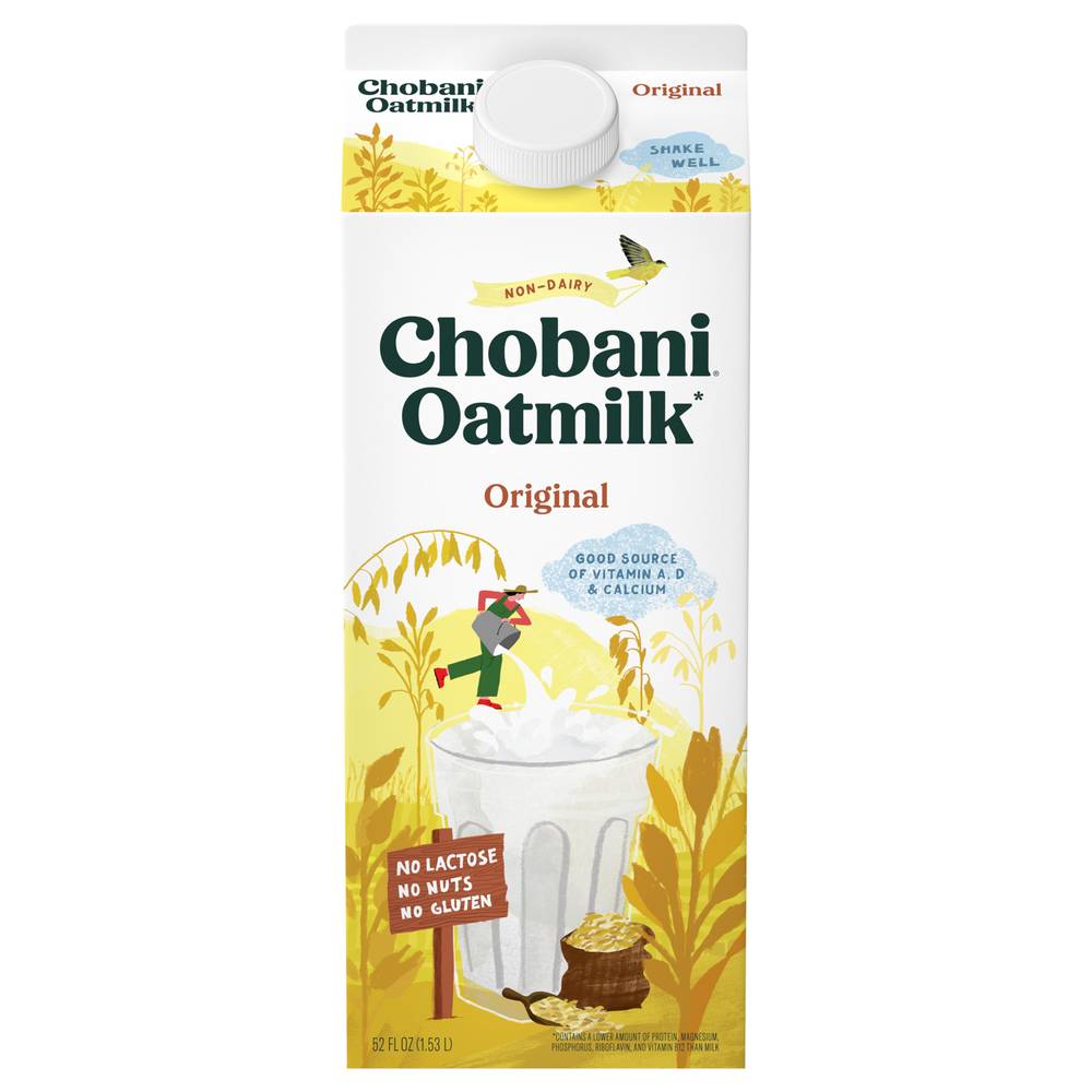 Chobani Plain Original Oatmilk (52 fl oz)