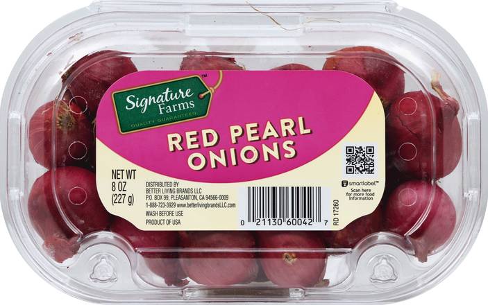 Signature Farms Red Pearl Onions (8 oz)