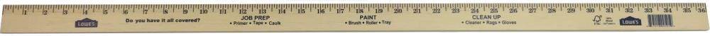 SHLA Wood Standard (Sae) Ruler | LWS100