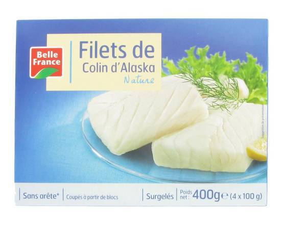 Filet de colin d alaska nature x 4 bf etui 400 g