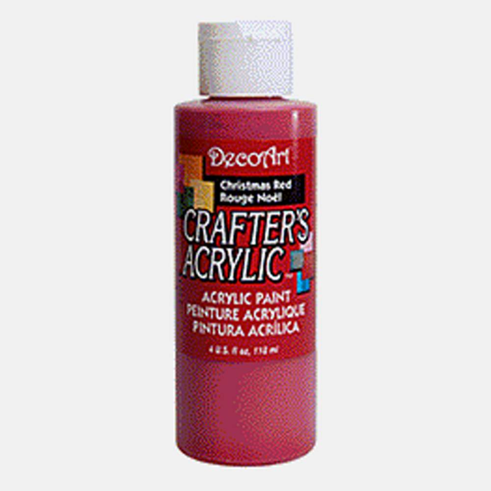 Decoart Crafter's Acrylic Paint (christmas red)