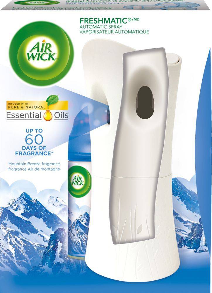 Air wick vaporisateur automatique au parfum d'air de montagne (180 g) - freshmatic air freshener mountain breeze (180 g)