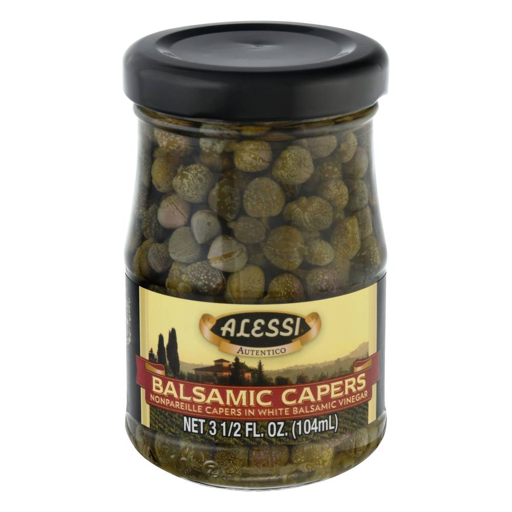 Alessi Balsamic Capers in White Balsamic Vinegar