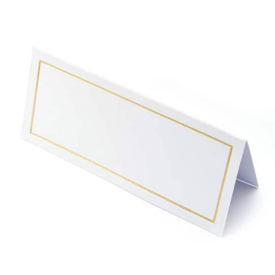 Recollections Gold Border Place Cards Templates (48 ct)