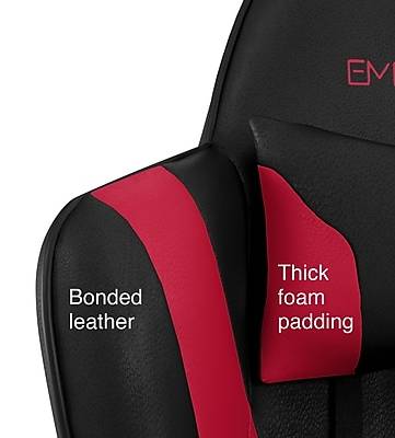 Staples Emerge Vartan Bonded Leather Gaming Chair 53241v Delivery - Main Image