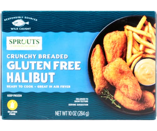 Sprouts Breaded Gluten Free Halibut