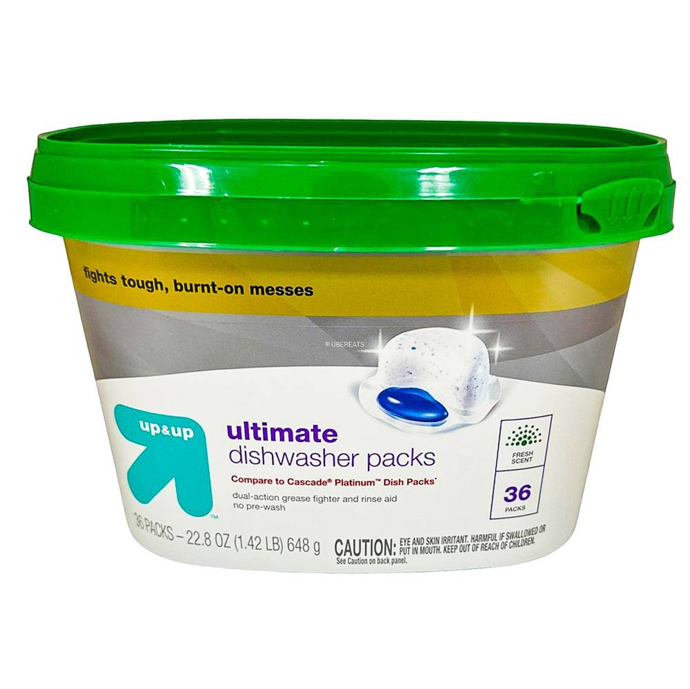 Up&Up Ultimate Dishwasher packs (36 ct)