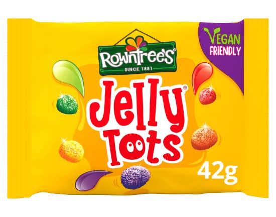 Rowntree's Assorted, Jelly Tots Sweets Bag (42g)