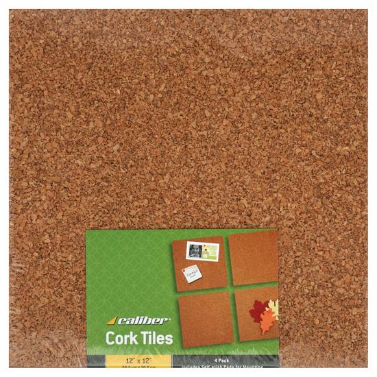 Caliber Cork Tiles (12 "x 12 ")