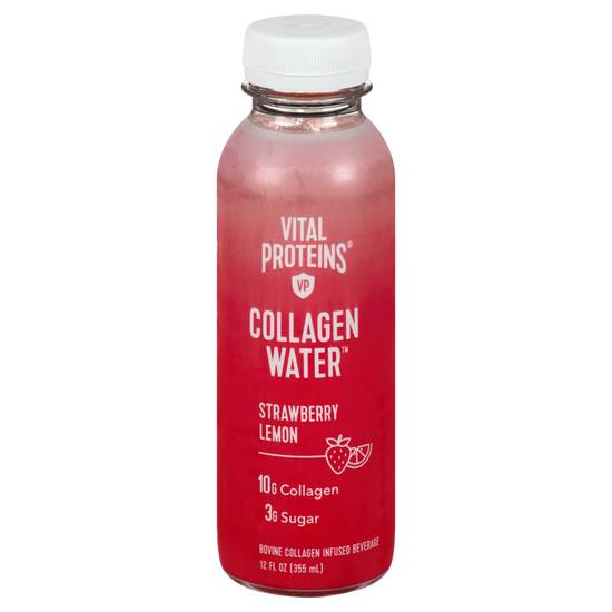 Vital Proteins Strawberry Lemon Collagen Water (12 fl oz)