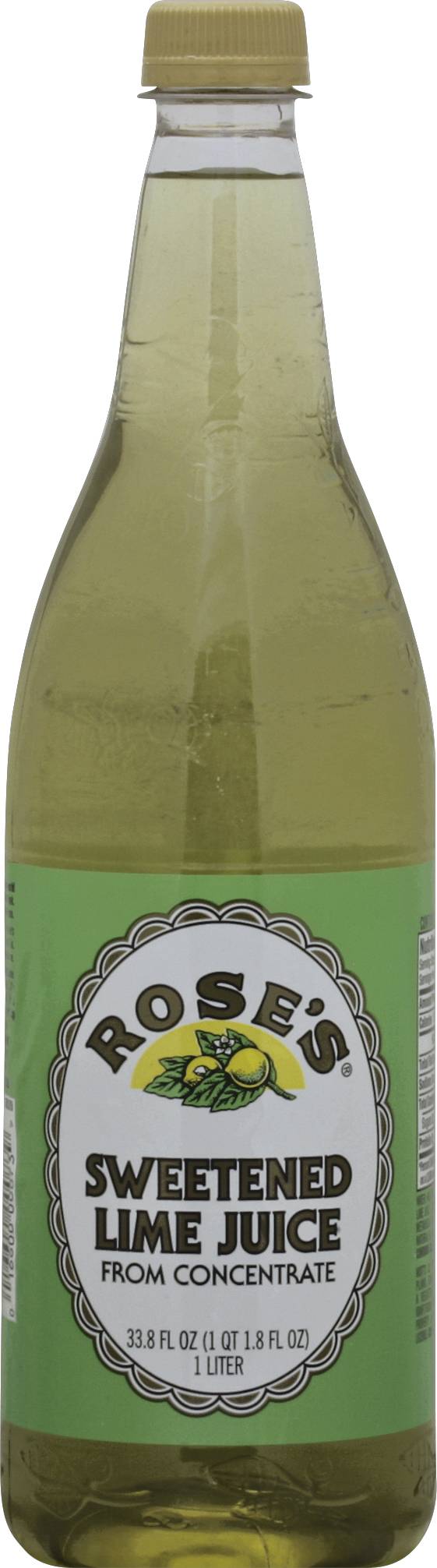 Rose's Sweetened Lime Juice (34 fl oz)