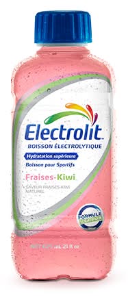 Electrolit Premium Hydration Electrolyte Sports Drink, Strawberry-Kiwi (625 ml)