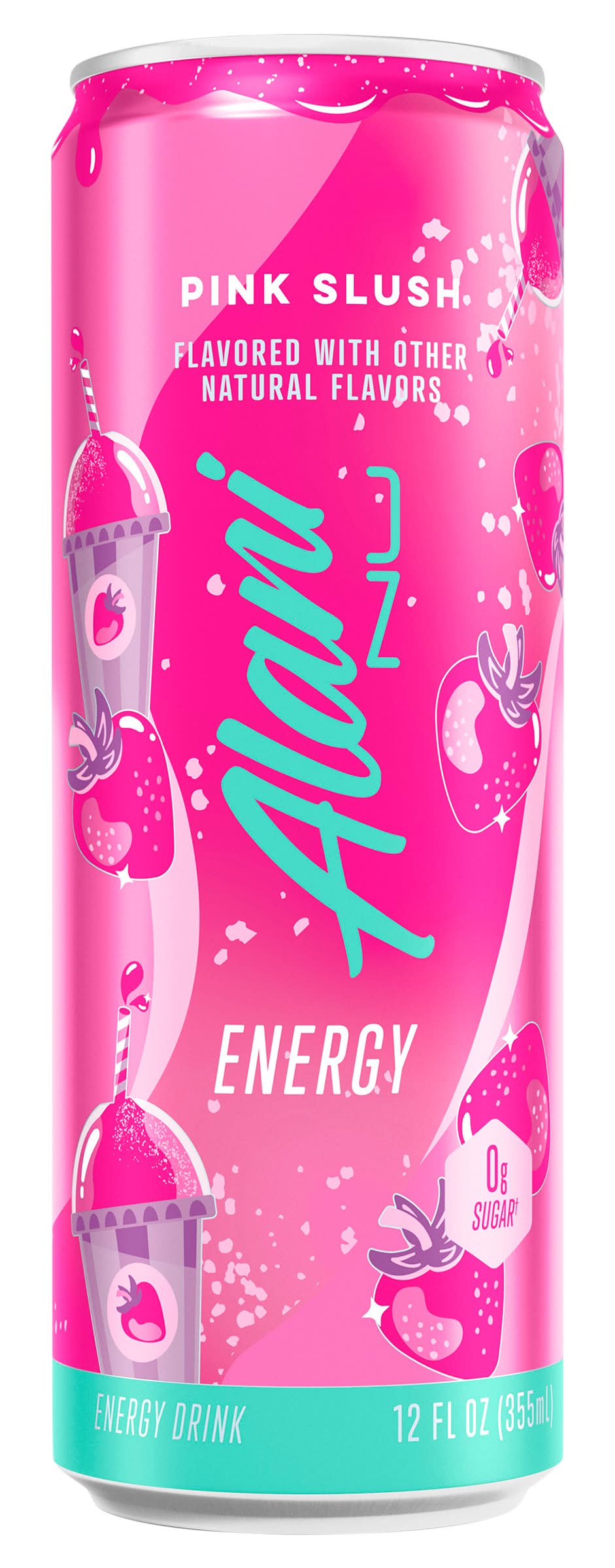 Alani Nu Gluten Free Energy Drink, Pink Slush (12 fl oz)