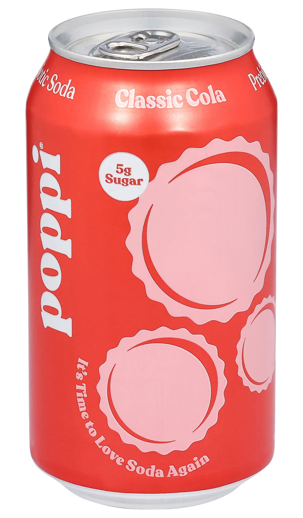poppi Classic Cola Prebiotic Soda, Classic Cola (12 fl oz)