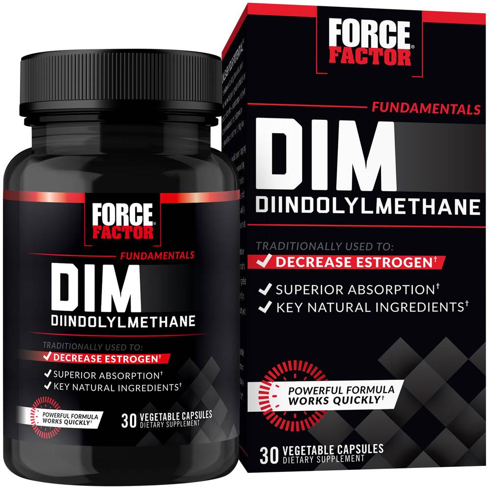 Force Factor Dim Diindolylmethane Vegetable Capsules