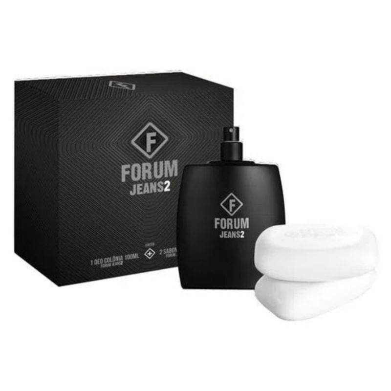 Bio company kit de perfume forum jeans 2 (3 itens)