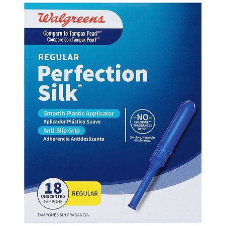 Walgreens Perfection Silk Tampons Unscented - Regular (18 ct)