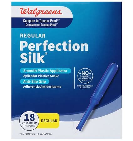 Walgreens Perfection Silk Tampons Unscented - Regular