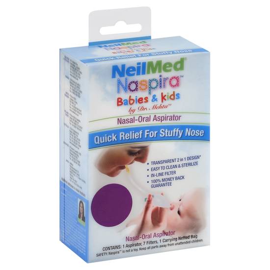 Neilmed Naspira Babies & Kids Nasal Oral Aspirator