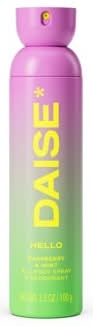 DAISE Hello Full Body Deodorant Spray, Raspberry-Mint (3.5 oz)