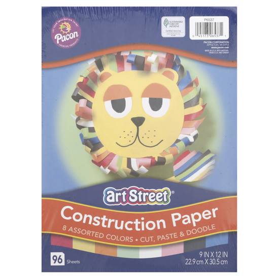 Pacon Assorted Color Construction Paper (96 ct)
