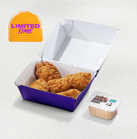 5 Piece Crispy Chicken Nuggets