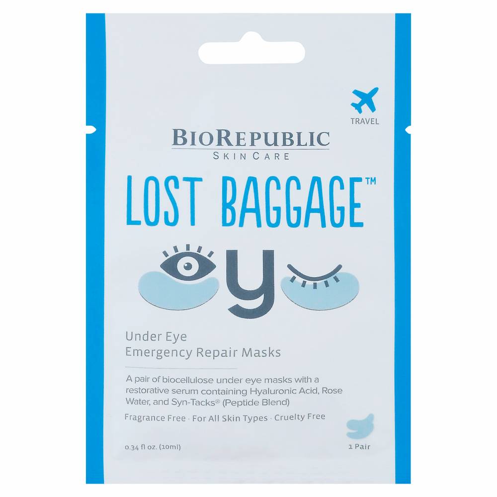 Biorepublic Lost Baggage Under Eye Masks