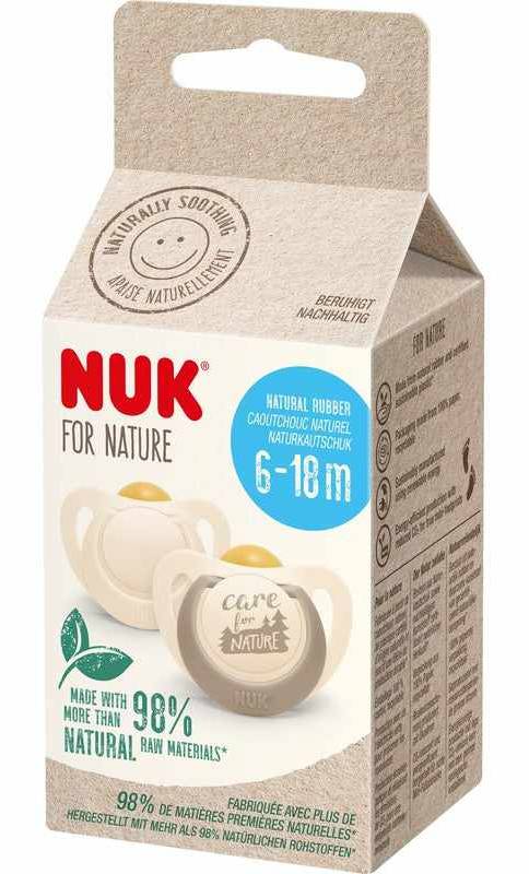 NUK FN Latx Soother 6-18mAsst 2pk