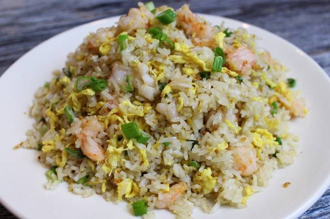 香蒜蝦炒飯 Shrimp & Minced Garlic Fried Rice
