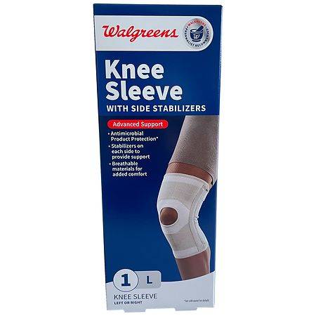 Walgreens Knee Sleeve With Side Stabilizers