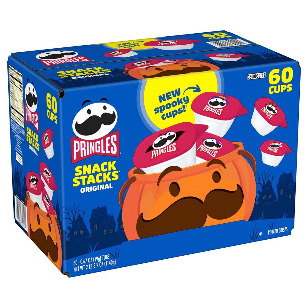 Pringles Halloween Snack Stacks, .67 oz, 60-count