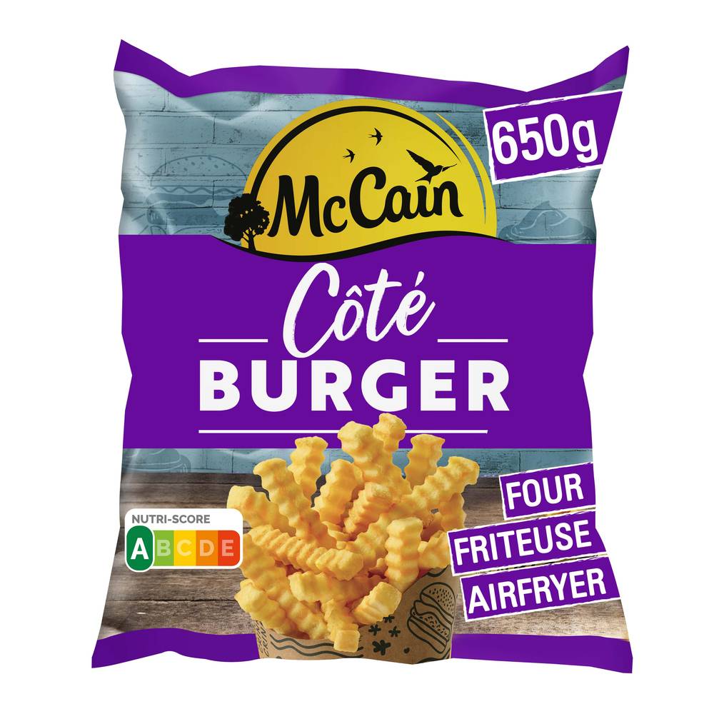 McCain - Frites surgelées côté burger (650g)