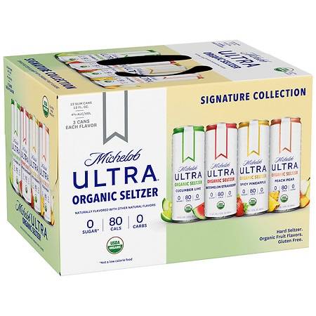 Michelob Ultra Signature Collection Organic Hard Seltzer (12 x 12 fl oz)