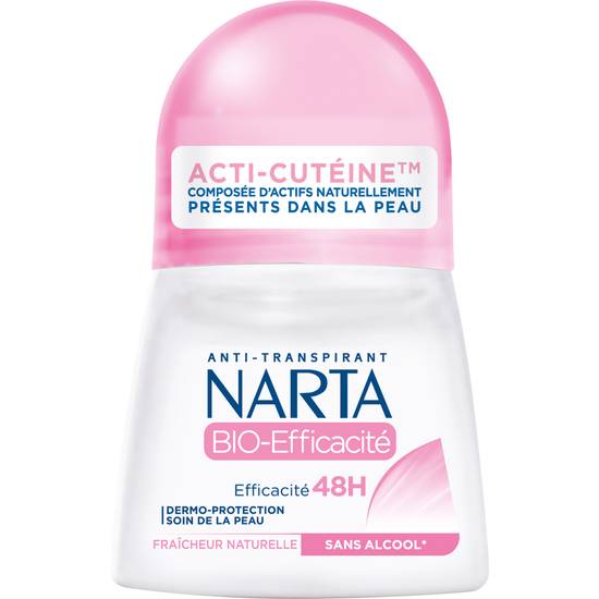 Narta - Déodorant anti transpirant bio efficacité 48h (50 ml)