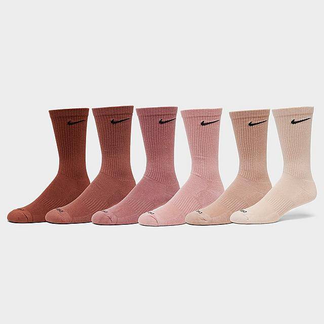 Nike Everyday Plus Cushioned Crew Training Socks (6-Pack) (Small)