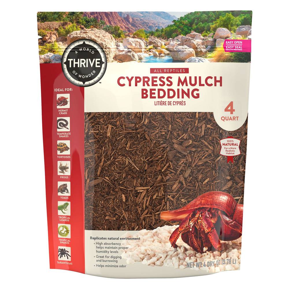 Thrive Cypress Mulch Reptile Bedding