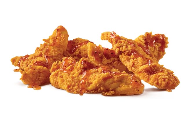 5 Piece Hot Honey Hand-Breaded Chicken Tenders