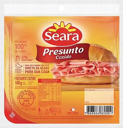 Seara · Presunto cozido fatiado (180 g)