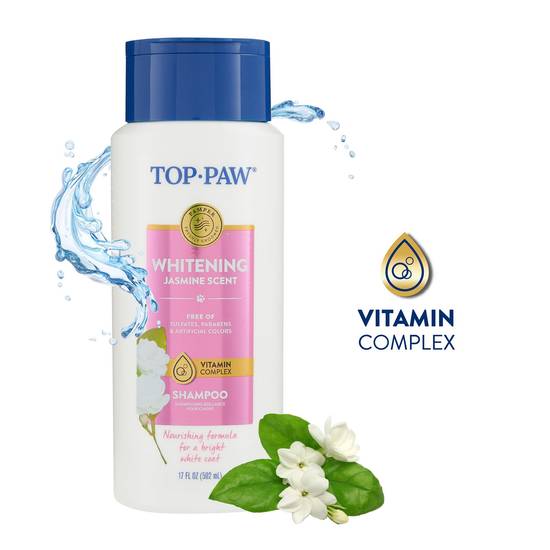 Top Paw® Whitening Dog Shampoo - Jasmine (Size: 17 Fl Oz)