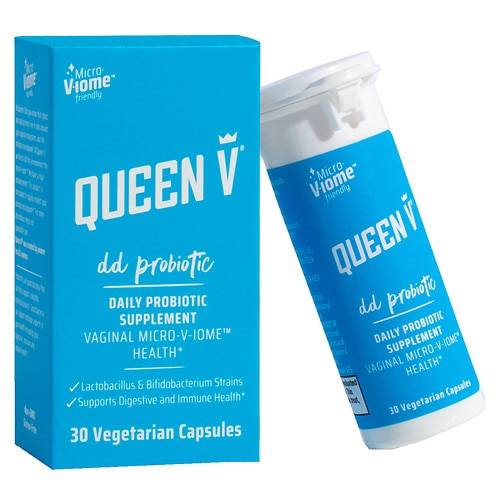 Queen V DD Probiotic Supplement for Vaginal Health - 30.0 ea
