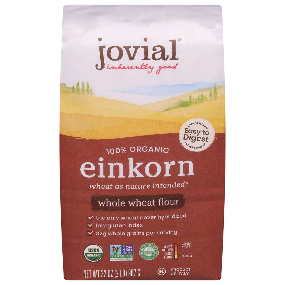 Jovial Organic Einkorn Whole Wheat Flour (2 lbs)