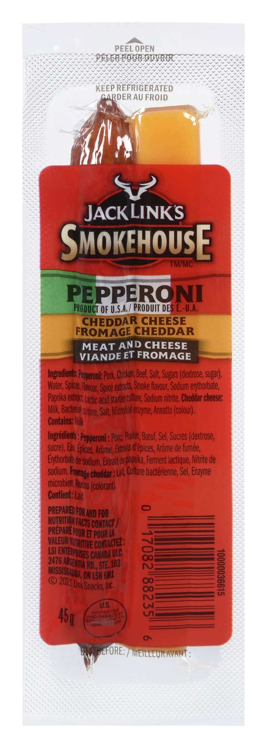 Jack Link's Pepperoni & Cheddar Cheese Combo (45 g)
