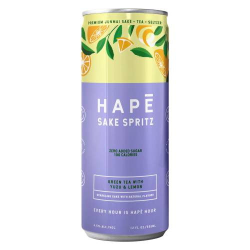 Hape Sake Spritz Green Tea Junmai Sake (12 fl oz)