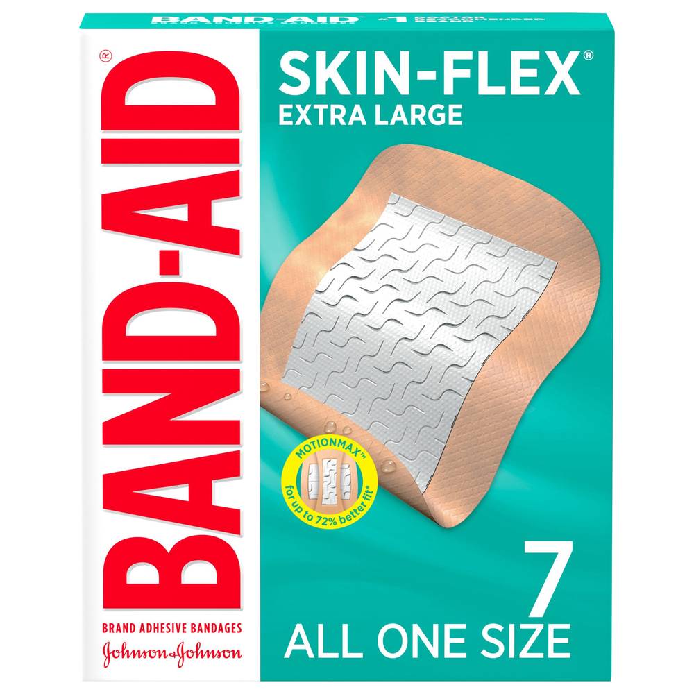 Band-Aid Skin-Flex Bandages, XL (7 ct)