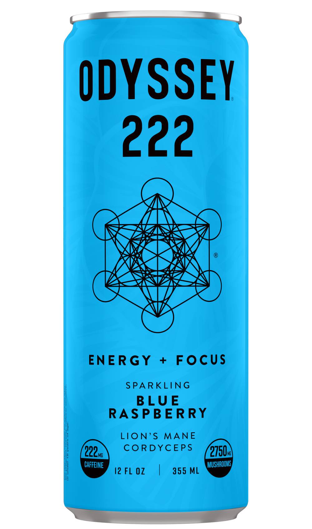 ODYSSEY Energy Drink, Raspberry (12 fl oz)